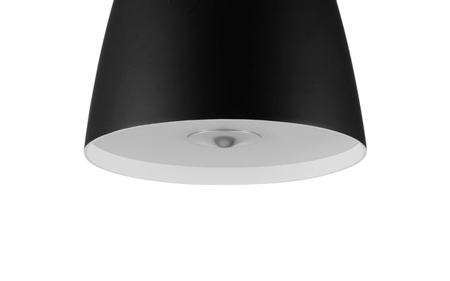 Tub lampe, sort - Ø13 cm.